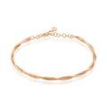 Histoire d'Or Bracelet Abie Torsade Argent Rose