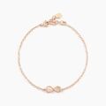 Bracelets sur Grenoble : Histoire d'Or Bracelet Castilla Argent Rose