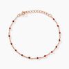 Histoire d'Or Bracelet Argent Rose Polka