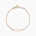 Histoire d'Or Bracelet Love Love Argent Rose Oxyde De Zirconium