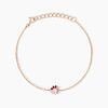 Histoire d'Or Bracelet Pavel Argent Rose Oxyde De Zirconium