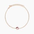 Bracelets sur Grenoble : Histoire d'Or Bracelet Pavel Argent Rose Oxyde De Zirconium