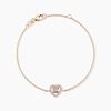 Histoire d'Or Bracelet Suzon Argent Rose Oxyde De Zirconium