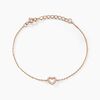 Histoire d'Or Bracelet Phanie Argent Rose Oxyde De Zirconium