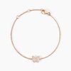 Histoire d'Or Bracelet Anne-lise Argent Rose Oxyde De Zirconium