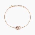 Histoire d'Or Bracelet Donatiane Argent Rose Oxyde De Zirconium