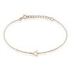 Histoire d'Or Bracelet Lorena Argent Rose Oxyde De Zirconium