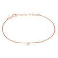 Histoire d'Or Bracelet Constantin Argent Rose Oxyde De Zirconium