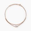 Histoire d'Or Bracelet Giulette Argent Rose Oxyde De Zirconium