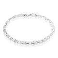 Histoire d'Or Bracelet Maille Lancelot Argent Blanc