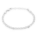 Bracelets sur Grenoble : Histoire d'Or Bracelet Piato Argent Blanc