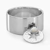 Histoire d'Or Bague Piassina Argent Blanc Nacre