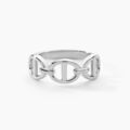 Bagues sur Grenoble : Histoire d'Or Bague Seiorse Argent Blanc