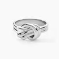 Histoire d'Or Bague Seasaidh Argent Blanc
