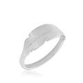 Bagues sur Grenoble : Histoire d'Or Bague Euriell Argent Blanc