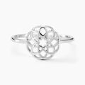 Histoire d'Or Bague Ra&iuml;ne Argent Blanc