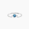 Histoire d'Or Bague Chaine Rio Selaron Argent Oxyde De Zirconium