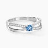 Histoire d'Or Bague Bertheline Argent Blanc Oxyde De Zirconium