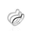 Histoire d'Or Bague Irina Argent Blanc Oxyde De Zirconium