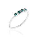 Histoire d'Or Bague Karrie Argent Blanc Oxyde De Zirconium