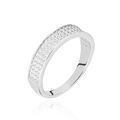 Histoire d'Or Bague Kaycee Argent Blanc Oxyde De Zirconium