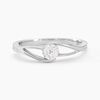 Histoire d'Or Bague Lysie Argent Blanc Oxyde De Zirconium