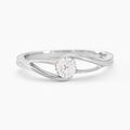 Histoire d'Or Bague Lysie Argent Blanc Oxyde De Zirconium
