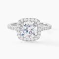 Histoire d'Or Bague Solitaire Soa Argent Blanc Oxyde De Zirconium