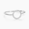 Histoire d'Or Bague Laureen Argent Blanc Oxyde De Zirconium