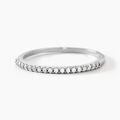 Histoire d'Or Bague Jaquelyn Argent Blanc Oxyde De Zirconium