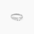Histoire d'Or Bague Solitaire Solitea Argent Blanc Oxyde De Zirconium