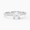 Histoire d'Or Bague Solitaire Celina Argent Blanc Oxyde De Zirconium