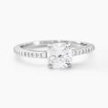Histoire d'Or Bague Solitaire Celina Argent Blanc Oxyde De Zirconium