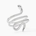 Histoire d'Or Bague Wesley Argent Blanc Oxydes De Zirconium