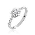 Histoire d'Or Bague Garoune Argent Blanc Oxyde De Zirconium