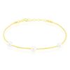 Histoire d'Or Bracelet Friea Or Jaune Perle De Culture