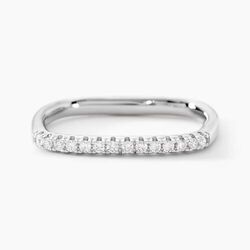 Histoire d'Or Bague Infini Pop Argent Blanc Oxyde De Zirconium
