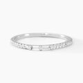 Bagues sur Grenoble : Histoire d'Or Bague Paoline Argent Blanc Oxyde De Zirconium