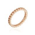 Bagues sur Grenoble : Histoire d'Or Bague Rio Santa Teresa Argent Rose Oxyde De Zirconium