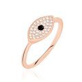 Histoire d'Or Bague Eldia Argent Rose Oxyde De Zirconium
