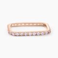 Histoire d'Or Bague Aselya Argent Rose Oxyde De Zirconium