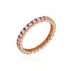Histoire d'Or Bague Rio Argent Rose Oxyde De Zirconium