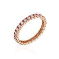 Histoire d'Or Bague Rio Argent Rose Oxyde De Zirconium