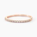 Histoire d'Or Bague Jaquelyn Argent Rose Oxyde De Zirconium
