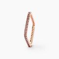 Histoire d'Or Bague Aselya Argent Rose Oxyde De Zirconium