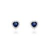 Histoire d'Or Boucles D'oreilles Puces Argent Blanc Sphinx Pierres