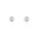 Histoire d'Or Boucles D'oreilles Puces Virgie Argent Blanc