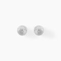 Histoire d'Or Boucles D'oreilles Puces Ayana Argent Blanc