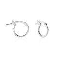 Histoire d'Or Cr&eacute;oles Valentine Argent Blanc