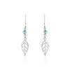 Histoire d'Or Boucles D'oreilles Pendantes Angelika Argent Blanc Pierre De Synthese